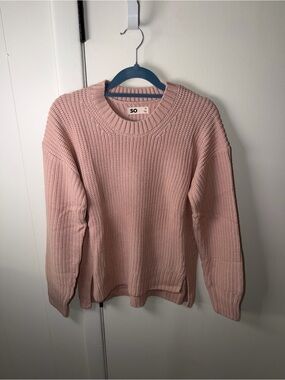 SO Women’s Knit Sweater | XS | Pink | EUC